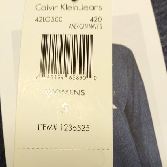 Calvin Klein Jeans Ladies' gray Hoodie - Picture 6 of 6